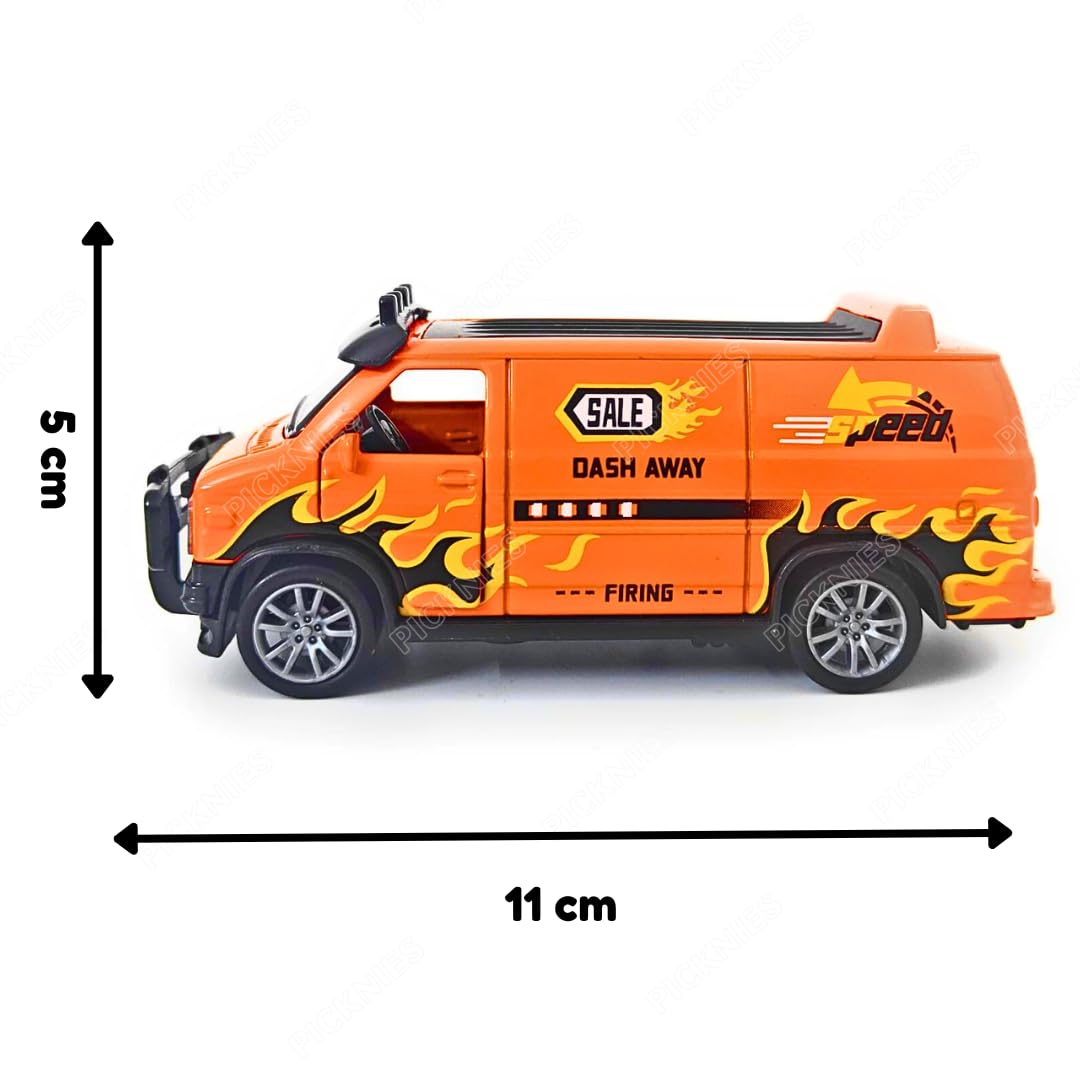PICKNIES GMC Vandura Van Diecast Model – 1:36 Scale Gulf Edition